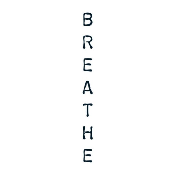 NWT Temporary Tattoo BREATHE (2 pack) - Picture 1 of 3